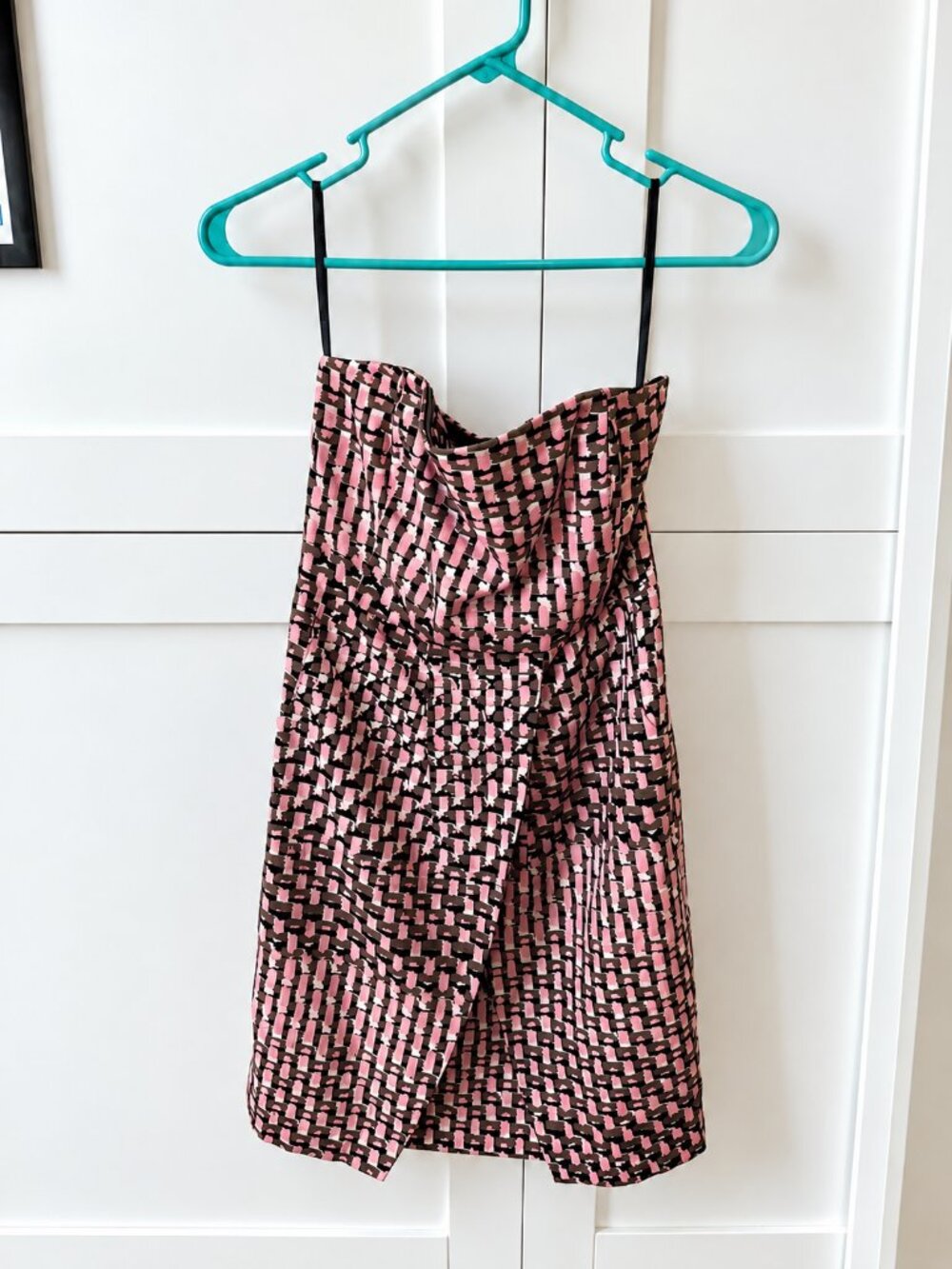 Banana Republic Petite Strapless Silk-Blend Mini Dress | Size 2P